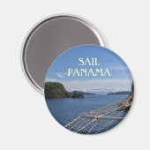 Zeilen Panama Souvenir Foto Magneet (Voorkant / Achterkant)