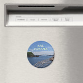 Zeilen Panama Souvenir Foto Magneet (Insitu (Vaatwasser))