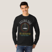 Zeilen Papa Boot Zeilboot 2 T-shirt (Voorkant volledig)