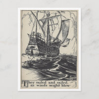 Zeilen Piratenschip  Boek Illustratie