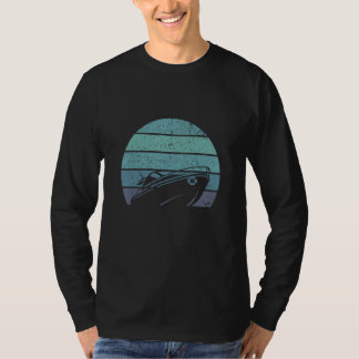 Zeilen Retro Gezegde Zeilboot Motorboa T-shirt