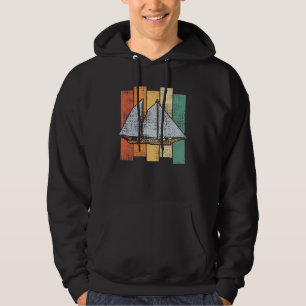 Zeilen Retro Vintage Hoodie