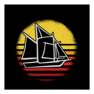 Zeilen Retro Vintage Perfect Poster