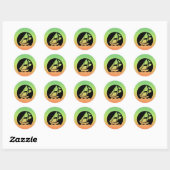 Zeilen Ronde Sticker (Vel)