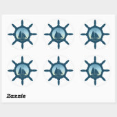 Zeilen Ronde Sticker (Vel)