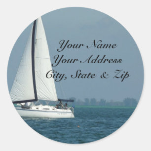 Zeilen Ronde Sticker