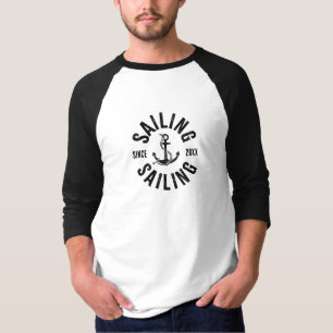 Zeilen sinds 20XX gepersonaliseerd T-shirt