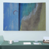 Zeilen surfen spandoek (Beurs)