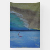 Zeilen surfen spandoek (Verticaal)