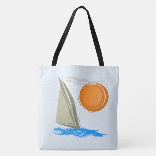 Zeilen Tote Bag (Voorkant)