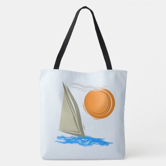 Zeilen Tote Bag (Achterkant)