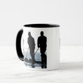 Zeilen vegen de hangar uit mok (Voorkant links)