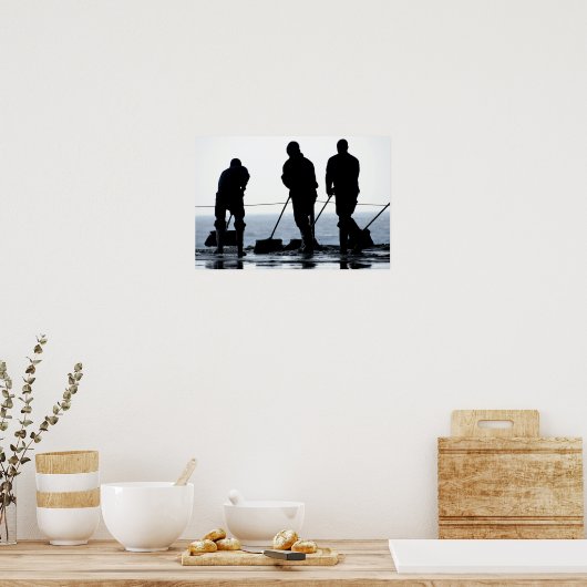 Zeilen vegen de hangar uit poster (Keuken)