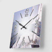 Zeilen Vierkante Klok (Hoek)