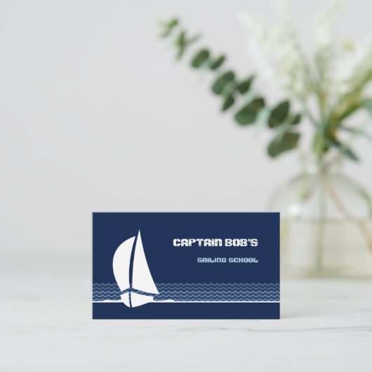 Zeilen Visitekaartje (Staand voorkant)