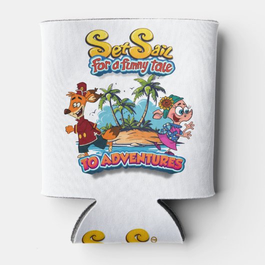 Zeilen voor een Funny Tale avontureneiland Blikjeskoeler (Voorkant)