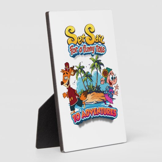 Zeilen voor een Funny Tale avontureneiland Fotoplaat (Zijkant)