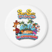 Zeilen voor een Funny Tale avontuur eiland Magnete Magneet (Voorkant)