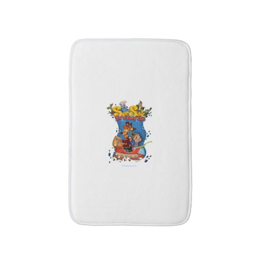 Zeilen voor een Funny Tale Badmat (Voorkant Verticaal)