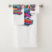 Zeilen voor een Funny Tale eiland Badhanddoeken Bad Handdoek (Insitu)