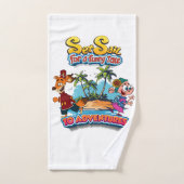 Zeilen voor een Funny Tale eiland Badhanddoeken Bad Handdoek (Handdoek)