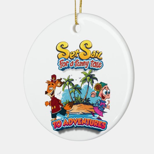 Zeilen voor een Funny Tale eiland Ornamenten (Links)