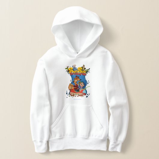 Zeilen voor een Funny Tale Girl's Pullover Hoodie (Laagn)