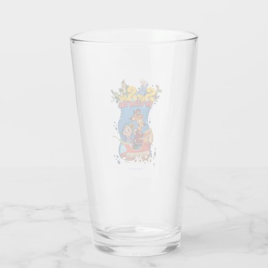 Zeilen voor een Funny Tale Glass Cup Glas (Achterkant)