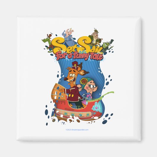 Zeilen voor een Funny Tale Magnet (Voorkant)