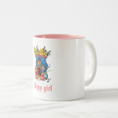 Zeilen voor een Funny Tale poster Two-Tone mok (Voorkant rechts)