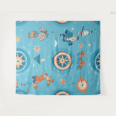 Zeilen voor een Funny Tale wrap Wandkleed (Voorkant (horizontaal))