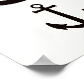 Zeilen weg vintage reisposter poster (Hoek)