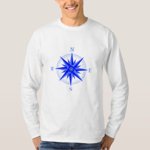 Zeilen - Windroos Kompas Zeevaart Shirt