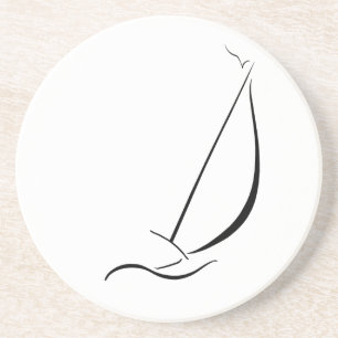 Zeilen Zandsteen Onderzetter