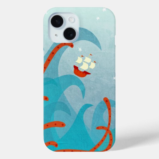 Zeilen Zee Monster Adventure Case-Mate iPhone Case (Achterkant)