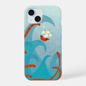 Zeilen Zee Monster Adventure iPhone 15 Case (Achterkant)