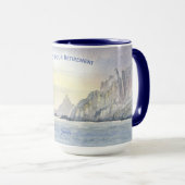 Zeilen Zee Ocean Boat Coast Retirement Coffee Mok (Voorkant rechts)