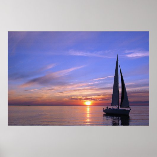 Zeilend noordoost 36 x 24 Poster (Voorkant)