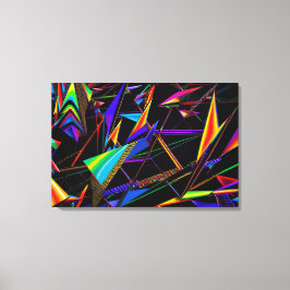 Zeilend op zonne-energie canvas afdruk