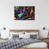 Zeilend op zonne-energie canvas afdruk (Insitu (Slaapkamer))