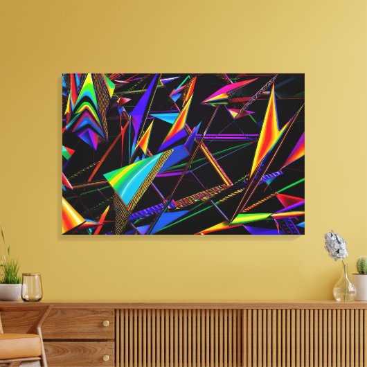 Zeilend op zonne-energie canvas afdruk (Insitu (Woonkamer))