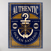  zeilend Poster (Voorkant)