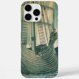 Zeilend schip verankerd in de haven iPhone 16 pro max hoesje