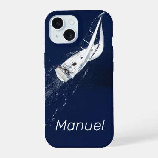 Zeilend vrij Vogels Perspectief iPhone 15 Case (Achterkant)