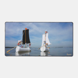 Zeilende Fubby's die op avontuur gaan. Bureaumat