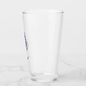 Zeilende gepersonaliseerde bootnaam glas (Links)