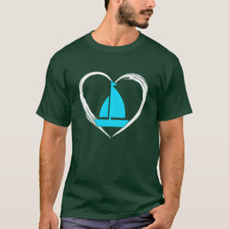 zeilende liefde vintage t-shirt