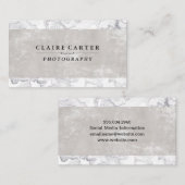 Zeilende luxe marmer | Textuur Visitekaartje (Voorkant / Achterkant)