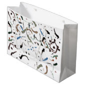 Zeilende Moderne Abstracte Cadeautas (Voorkant Gekanteld)