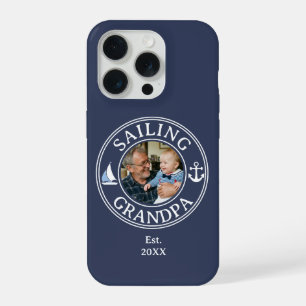 Zeilende opa jaar gevestigd foto iPhone 15 pro case